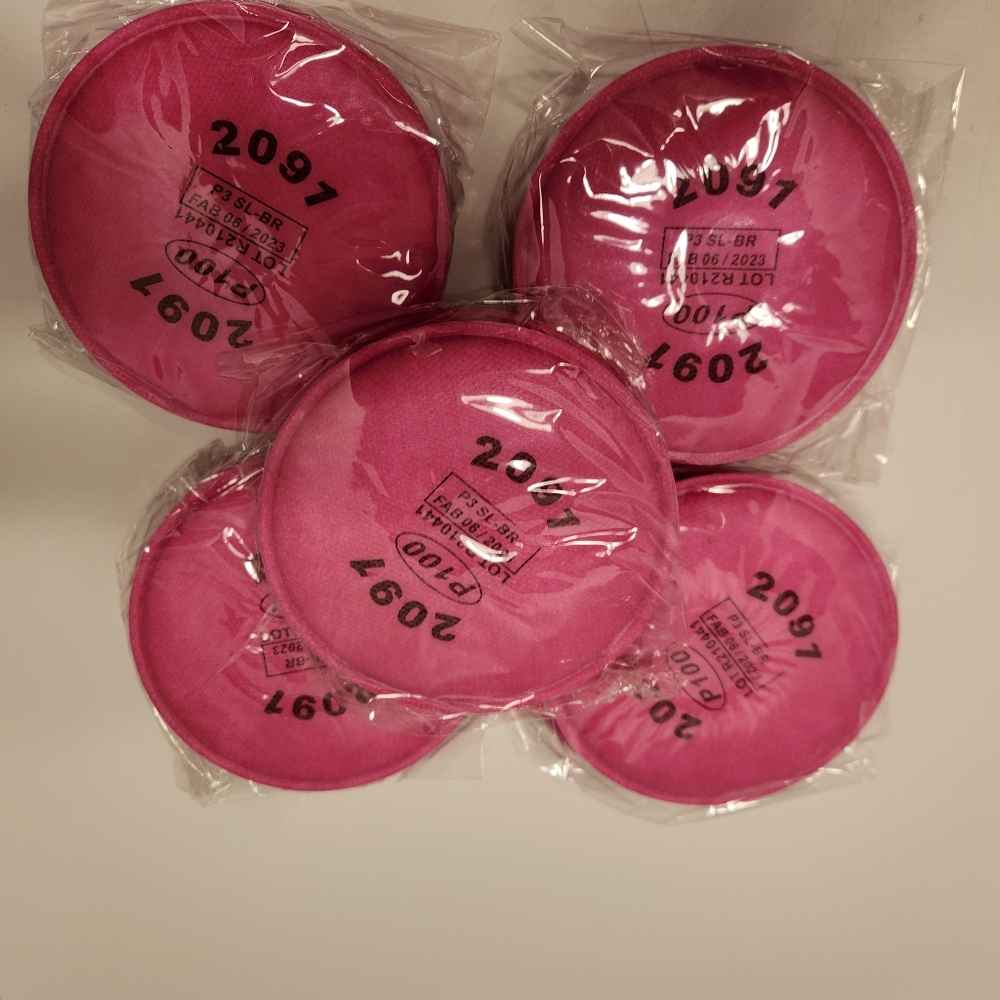 10PCS (5Pairs) 2091 Filters Replacement for 3M 6000 6800 7000 Series Respirators